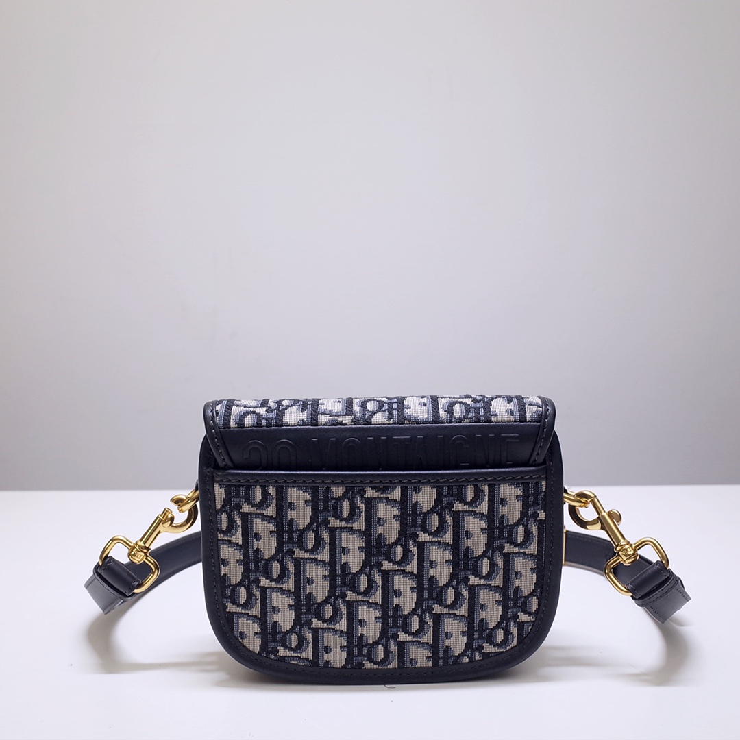 Mini Dior Bobby Bag Blue Dior Oblique Jacquard